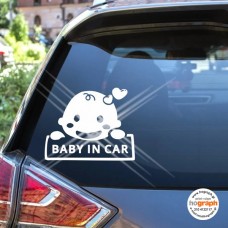 Αυτοκόλλητo αυτοκινήτου για μωρά Σ4